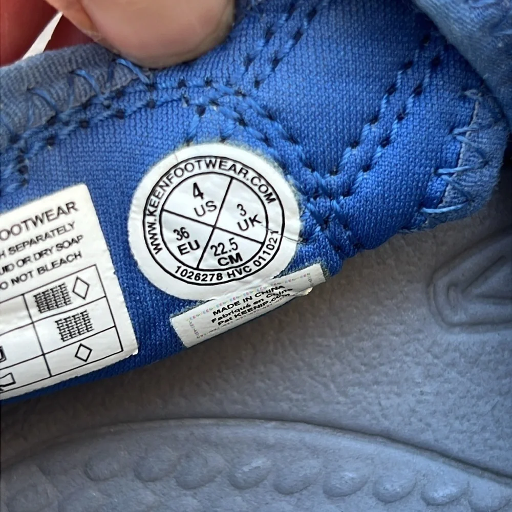 KEEN Kids Newport H2O Blue Camo Water Sandal Size 4